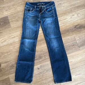 American Eagle Outfitters Dark Blue Slim Boot Jeans